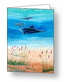 "Dolphins Underwater" Greeting Card BUY