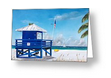 "Meet At Blue Lifeguard" Greeting Card BUY