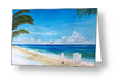 "Relaxing At The Beach" Greeting Card BUY